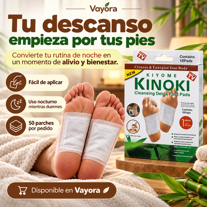 Parches Kinoki Desintoxicantes