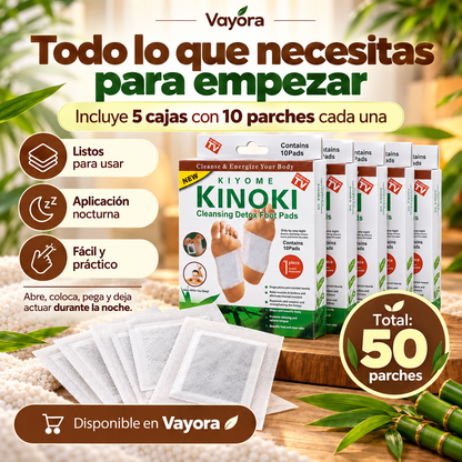 Parches Kinoki Desintoxicantes