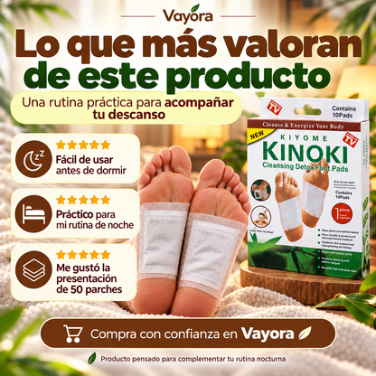 Parches Kinoki Desintoxicantes
